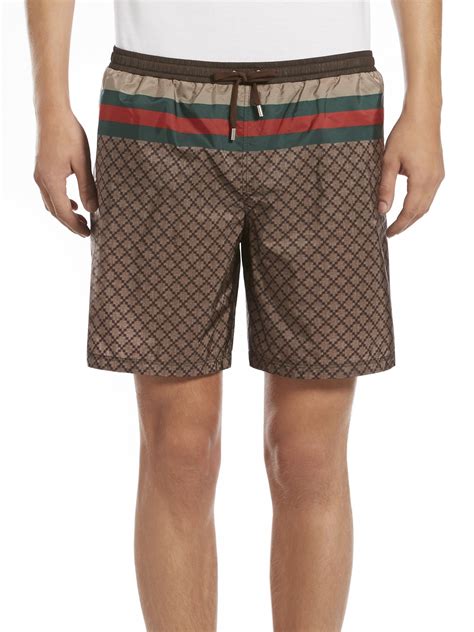 gucci swim trunks replica|gucci swimsuit men.